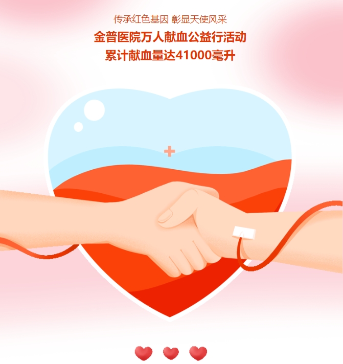 傳承紅色基因 彰顯天使風采|金普醫院萬人獻血公益行活動累計獻血量達41000毫升